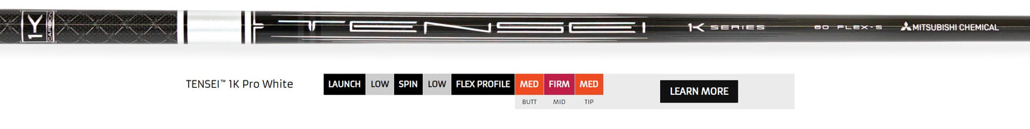 Mitsubishi Golf Shafts TENSEI™ 1K Pro Orange, White, Blue, Red  *** 5 day Build Time ****